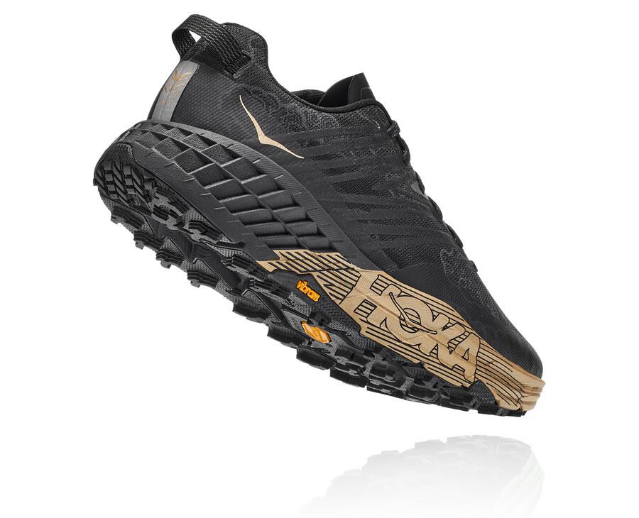 Hoka One One Spor Ayakkabı Erkek Siyah/Altın - Speedgoat 4 Cny - EF2048973